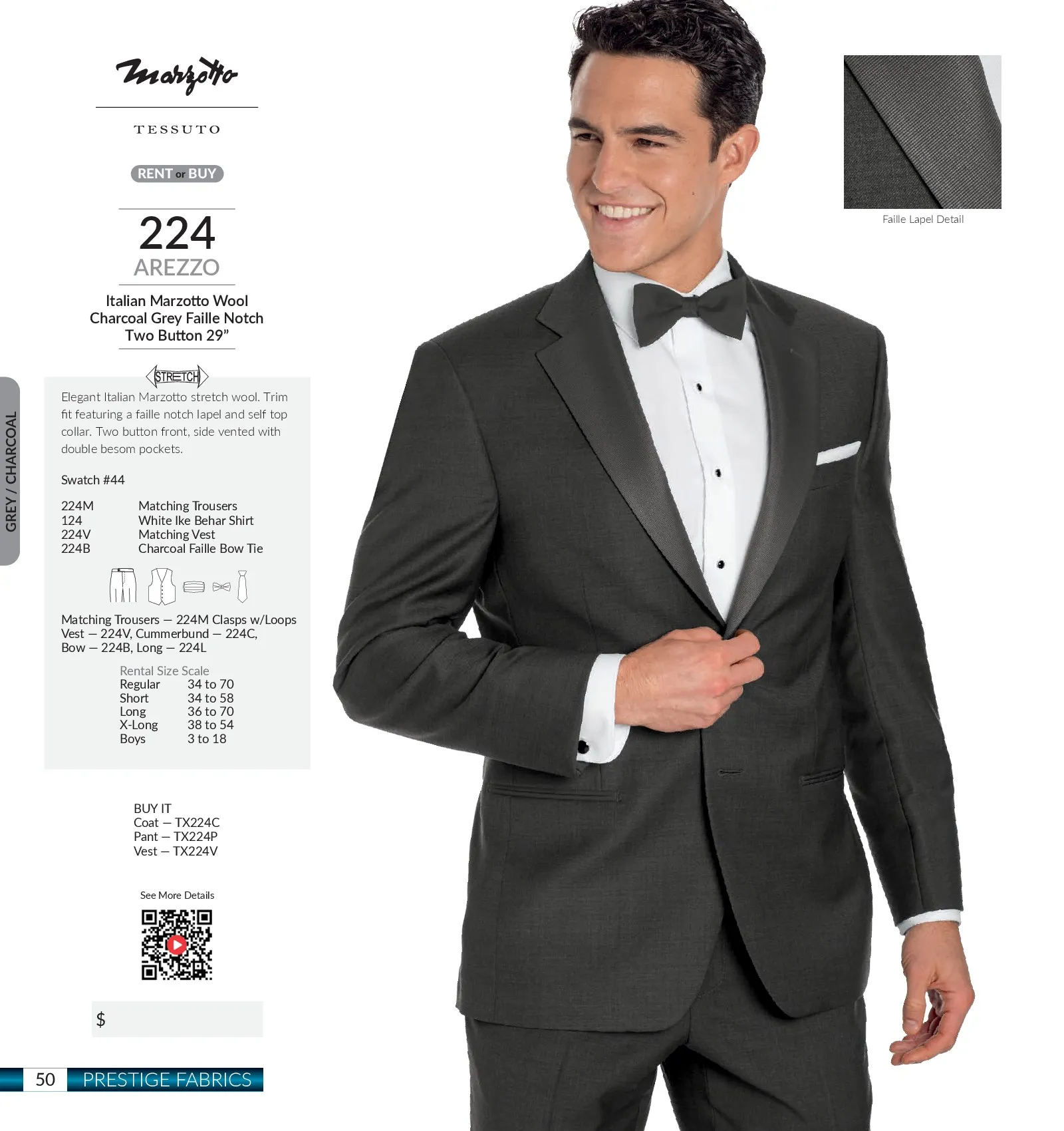 Charcoal slim fit tuxedo rental — outdoor formal event Haymarket VA
