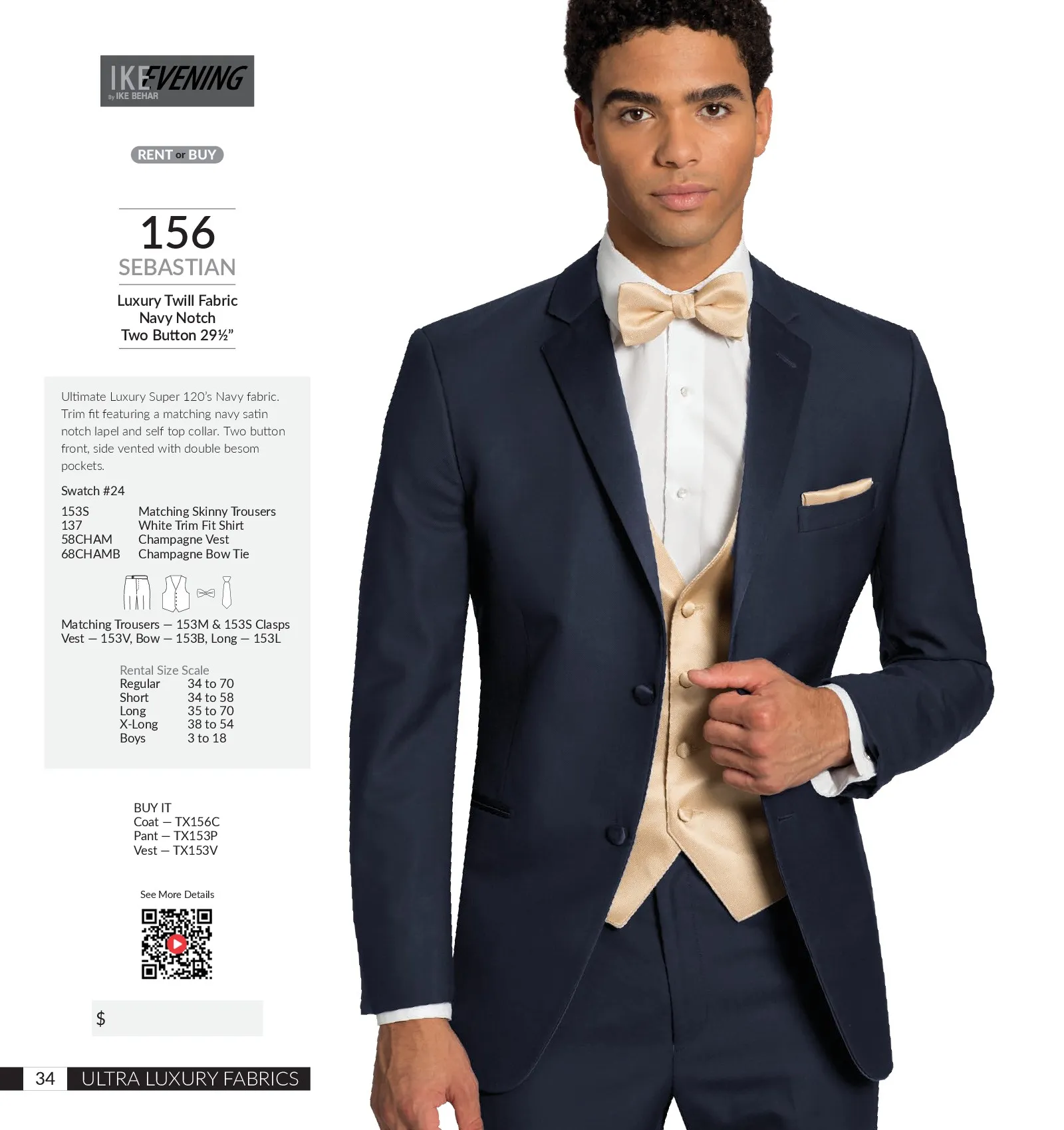 Sebastian classic black tuxedo rental — Haymarket VA wedding